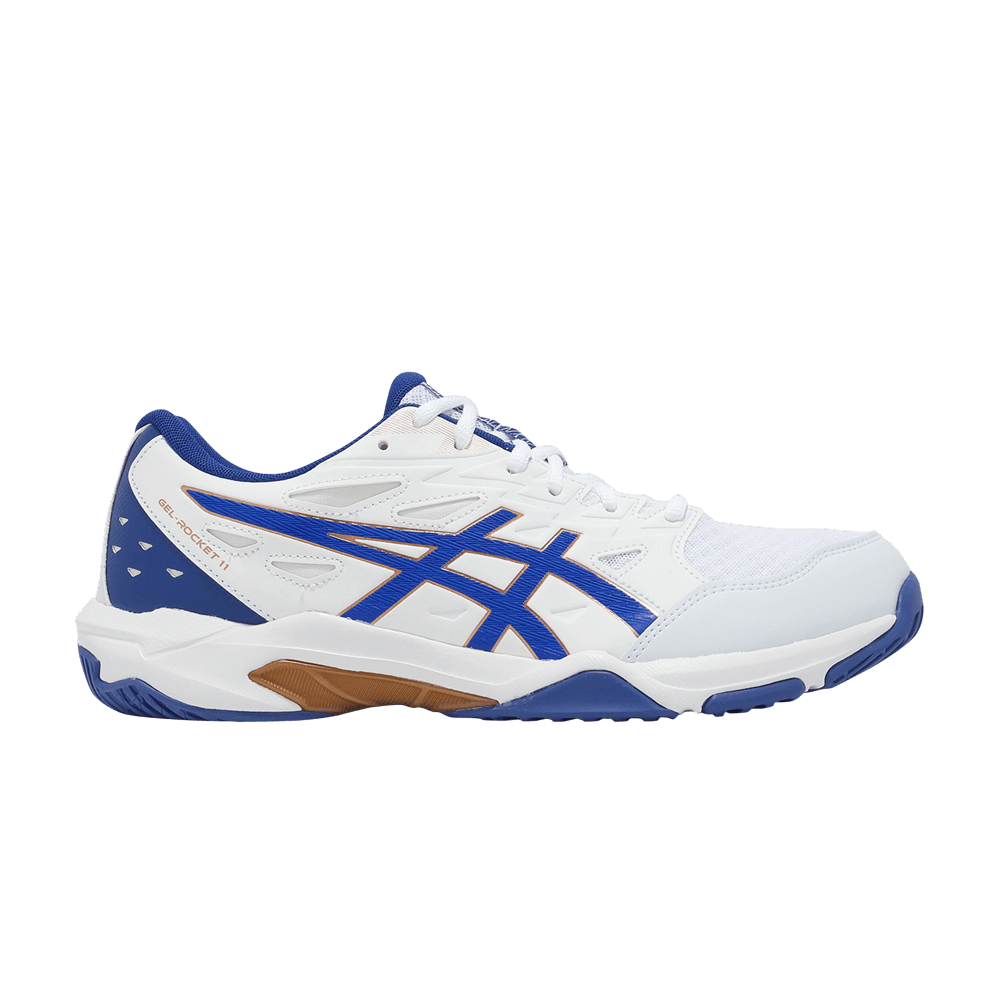 Кроссовки ASICS Gel Rocket 11 2E Wide 'White Monaco Blue'