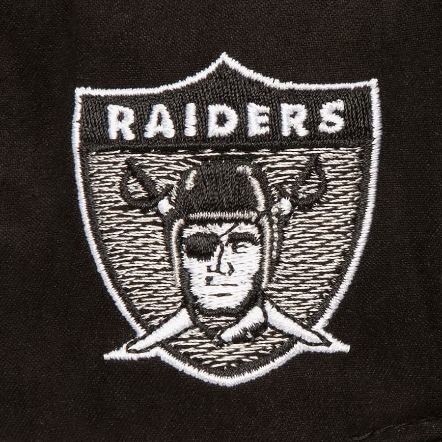 Бейсболка Mitchell & Ness Black Oakland Raiders Shady Suede Pro Snapback Hat