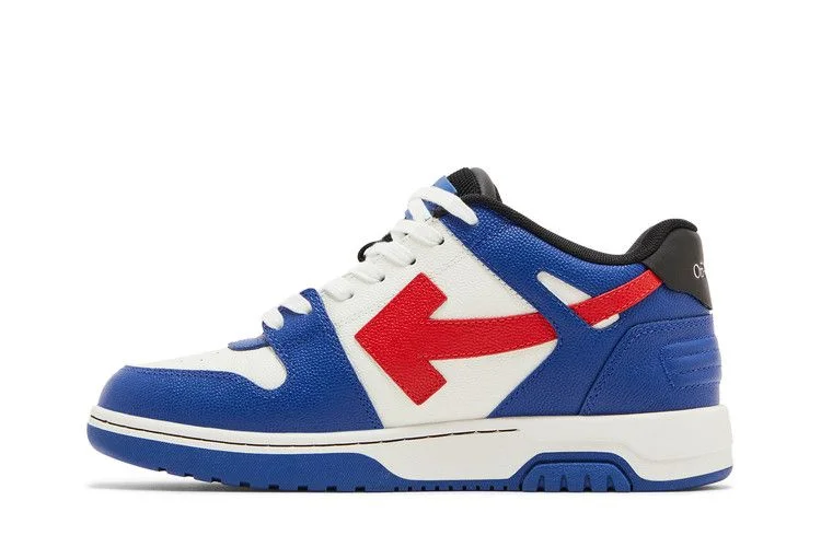 Кроссовки Off-White Out of Office 'White Royal Blue Red'
