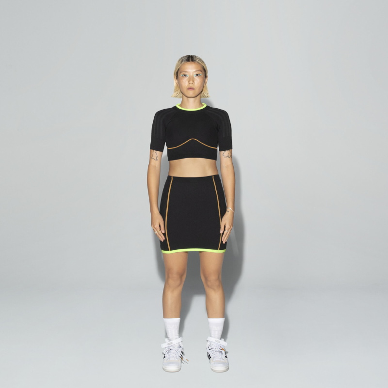 Юбка adidas Ivy Park Knit Skirt Black/Mesa
