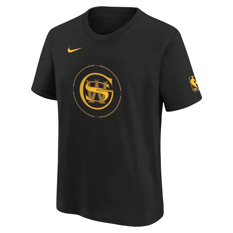 Баскетбольная футболка Nike Golden State Warriors 2024 City Edition Essential Logo Youth NBA T-Shirt