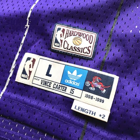 Баскетбольная майка Vince Carter Youth Toronto Raptors #15 Soul Swingman Purple