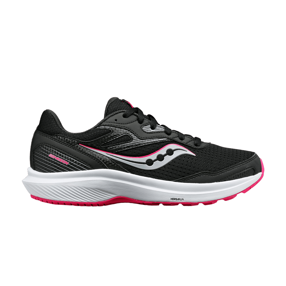 Кроссовки Saucony Wmns Cohesion 16 Wide 'Black Fuchsia'