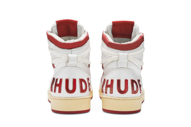 Кроссовки Rhude Rhecess High 'White Red'