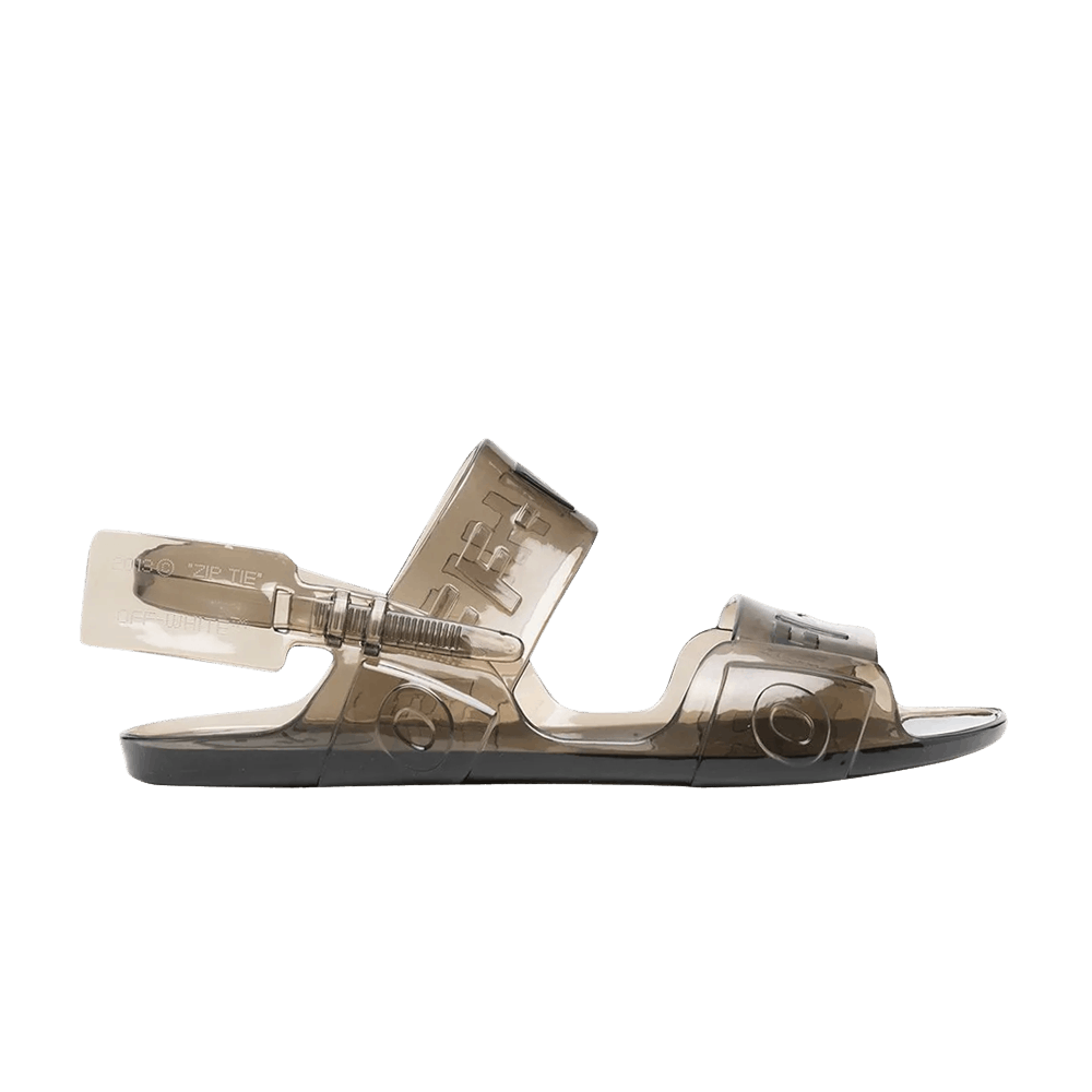Сандалии Off-White Wmns Sheer Zip Tie Sandal 'Jelly Brown'