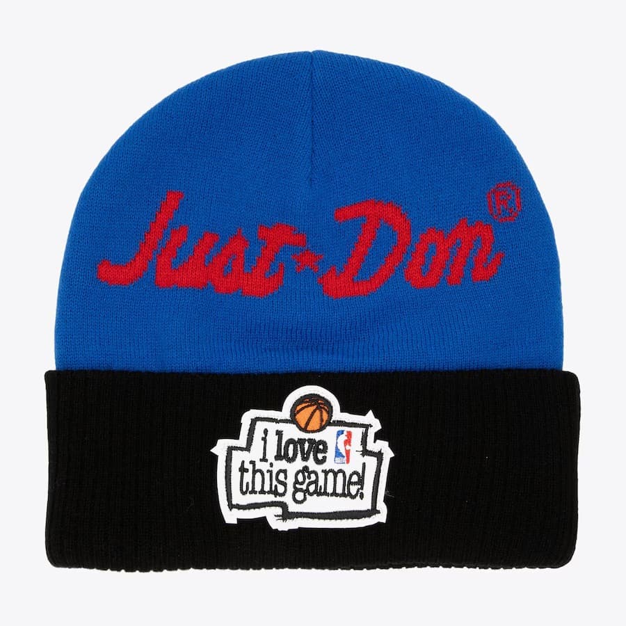 Mitchell-Ness-Blue-NBA-x-Just-Don-Hardwood-Classics-Cashmere-Cuffed-Knit-Hat