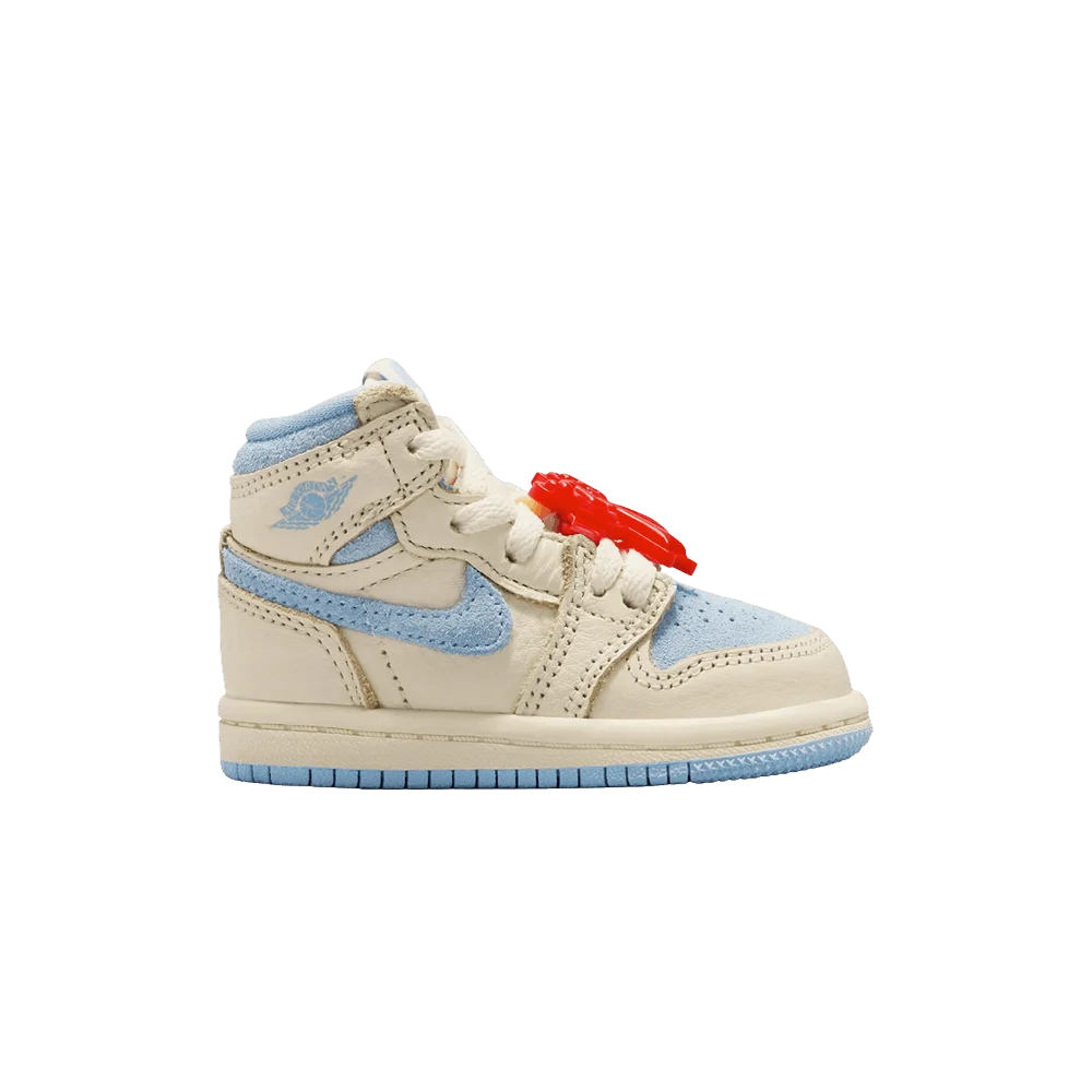Кроссовки Air Jordan 1 Retro High OG TD 'Pale Ivory Psychic Blue'