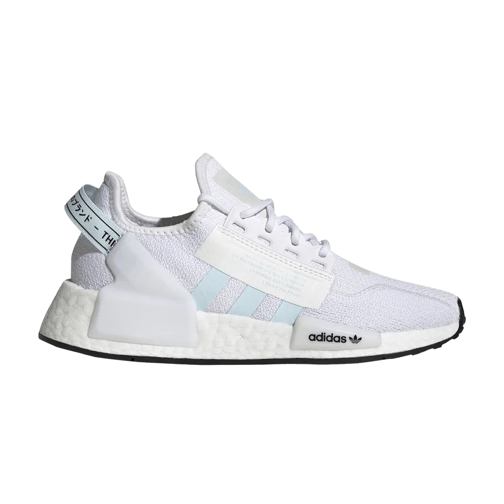 Кроссовки Adidas NMD_R1 V2 J 'White Almost Blue'