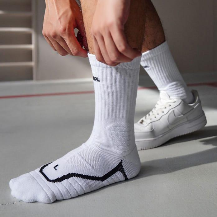 Спортивные носки Ehot Mamba White Crew Socks