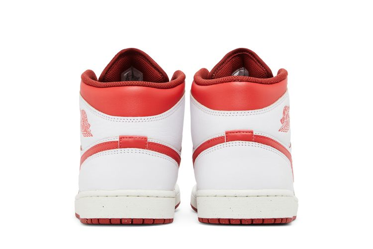 Кроссовки Air Jordan 1 Mid SE 'White Dune Red'