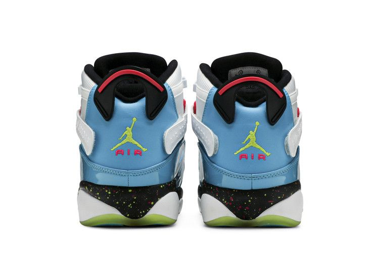 Кроссовки Air Jordan 6 Rings 'Blue Fury Cyber Pink'
