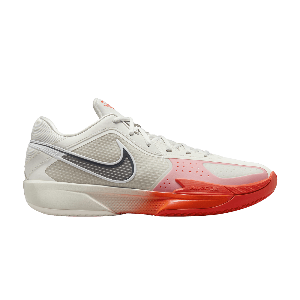 Кроссовки Nike Air Zoom GT Cut Cross 'Light Grey Bright Crimson'