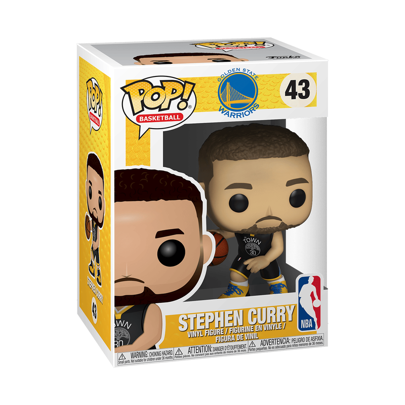 Коллекционная фигурка Funko Stephen Curry Warriors Black NBA Pop Vinyl