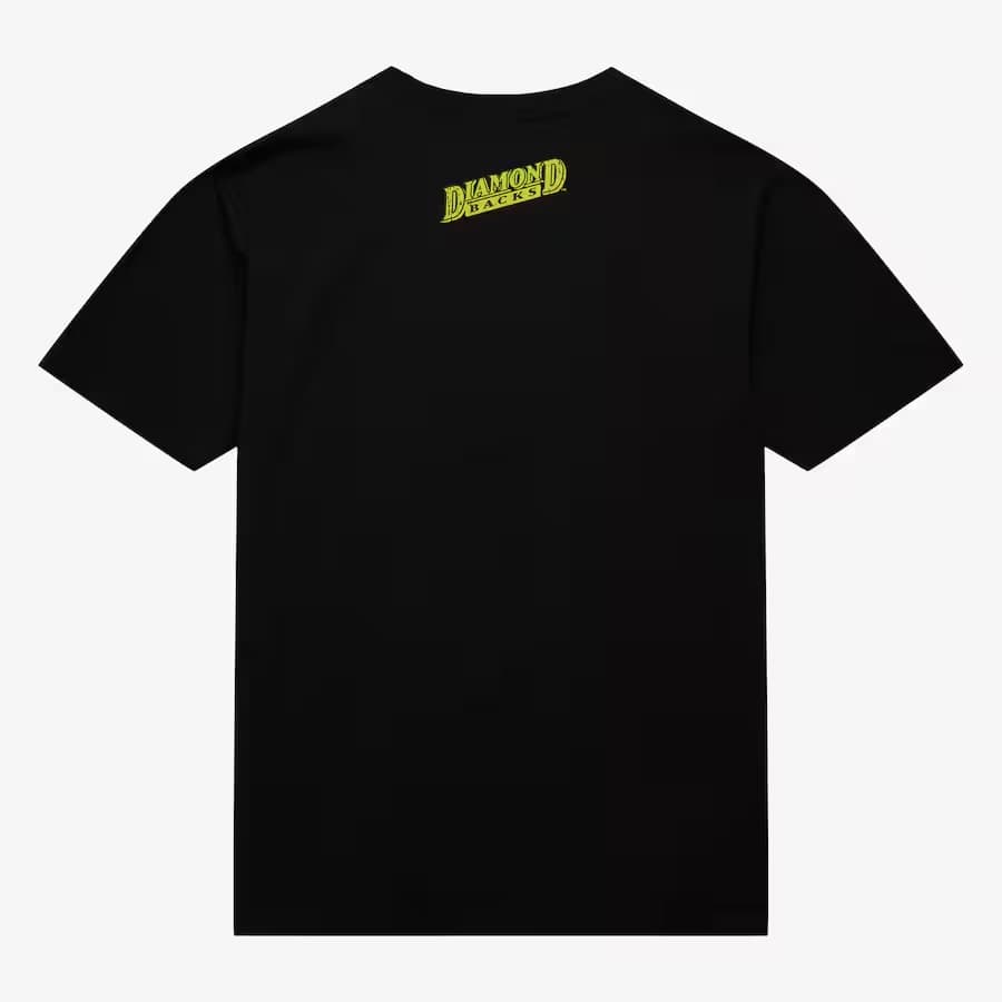 Футболка Mitchell & Ness Randy Johnson Black Arizona Diamondbacks Neon Pop Player T-Shirt
