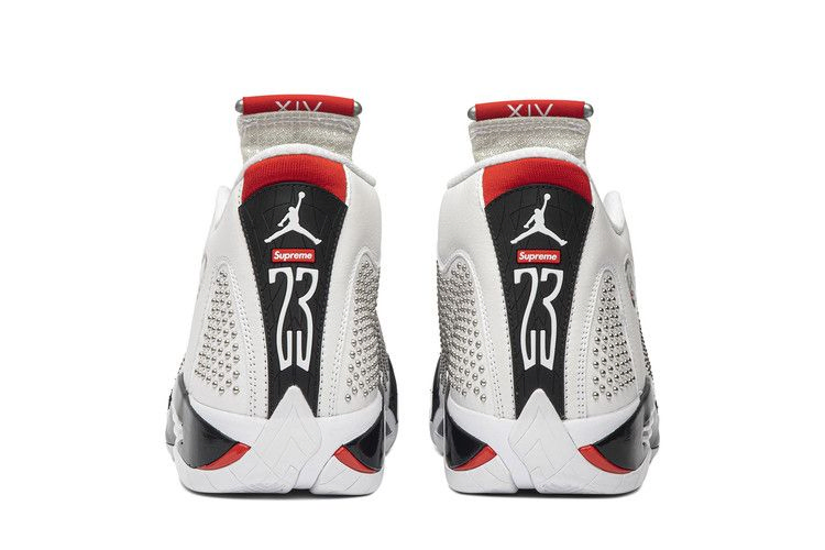 Кроссовки Supreme x Air Jordan 14 Retro 'White'