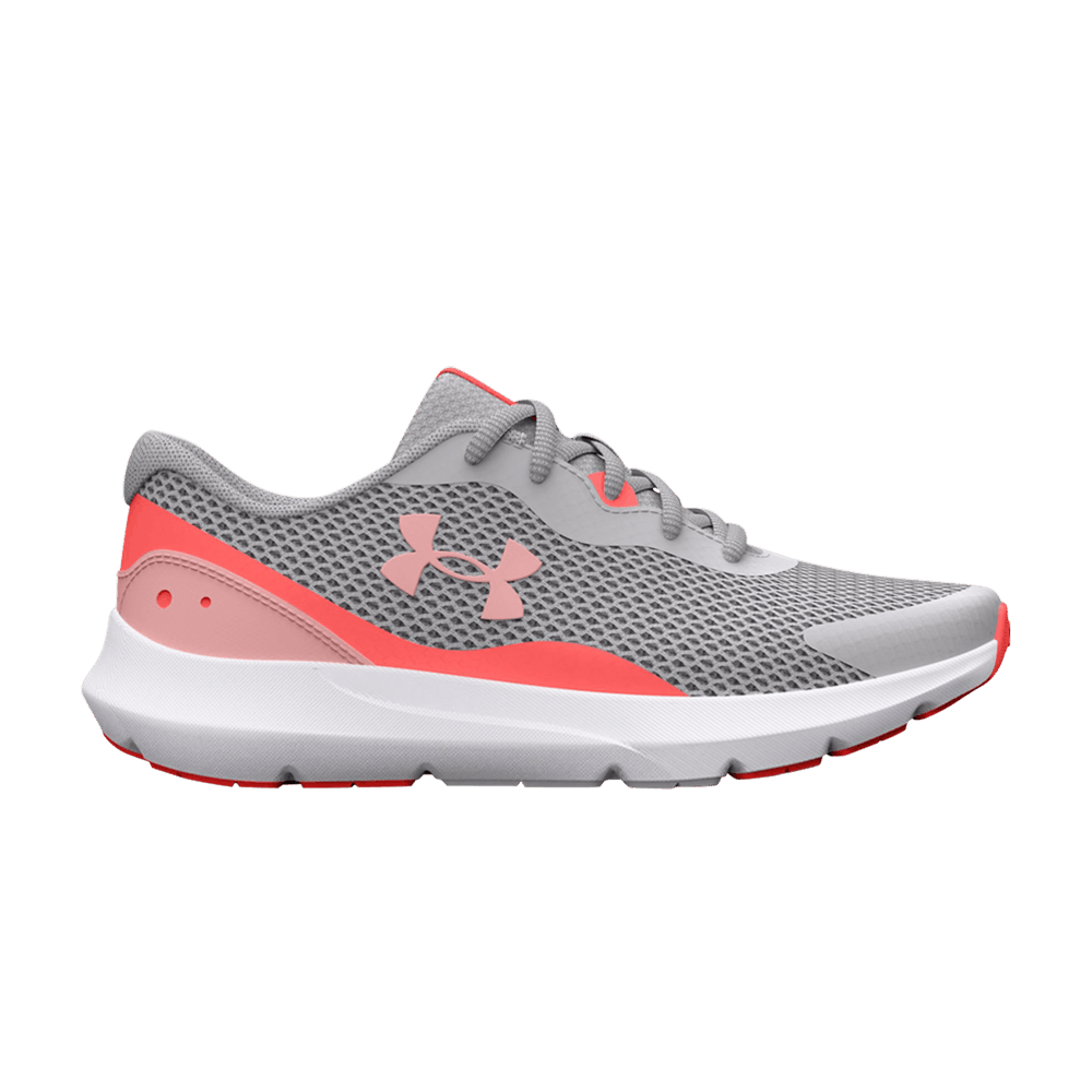 Кроссовки Under Armour Surge 3 GS 'Halo Grey Pink Fizz'
