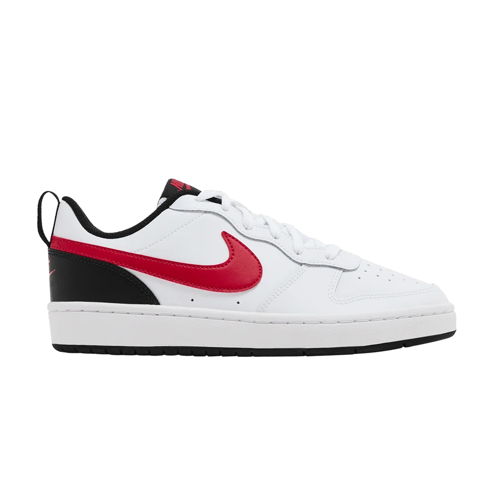 Кроссовки Nike Court Borough Low 2 GS 'White University Red'