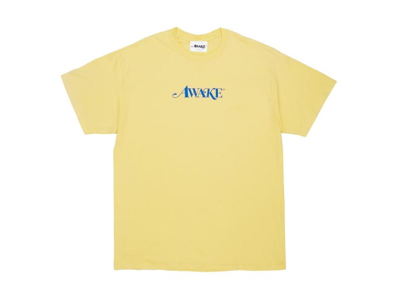Футболка Awake Classic Logo Tee Light Yellow