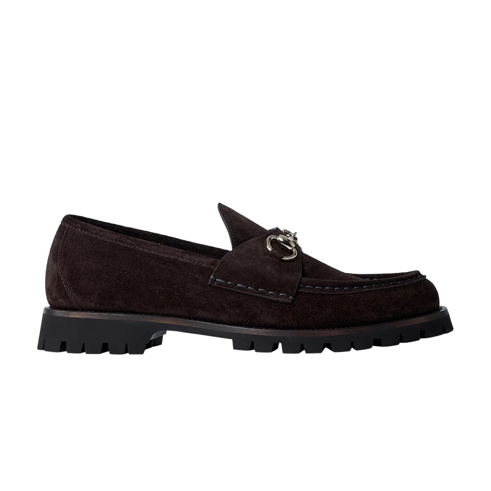 Кроссовки Gucci Wmns Horsebit Loafer 'Dark Brown'