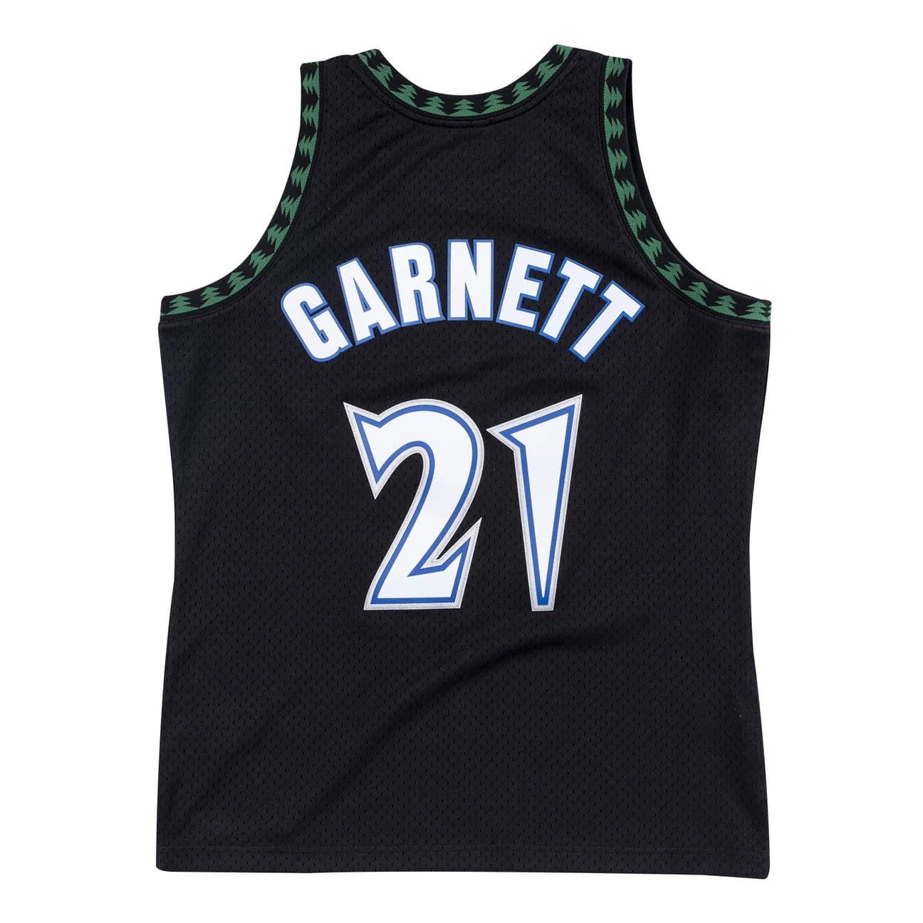 Баскетбольная джерси 1997-98 Minnesota Timberwolves Kevin Garnett  #21 Swingman Hardwood Classics Black Jersey