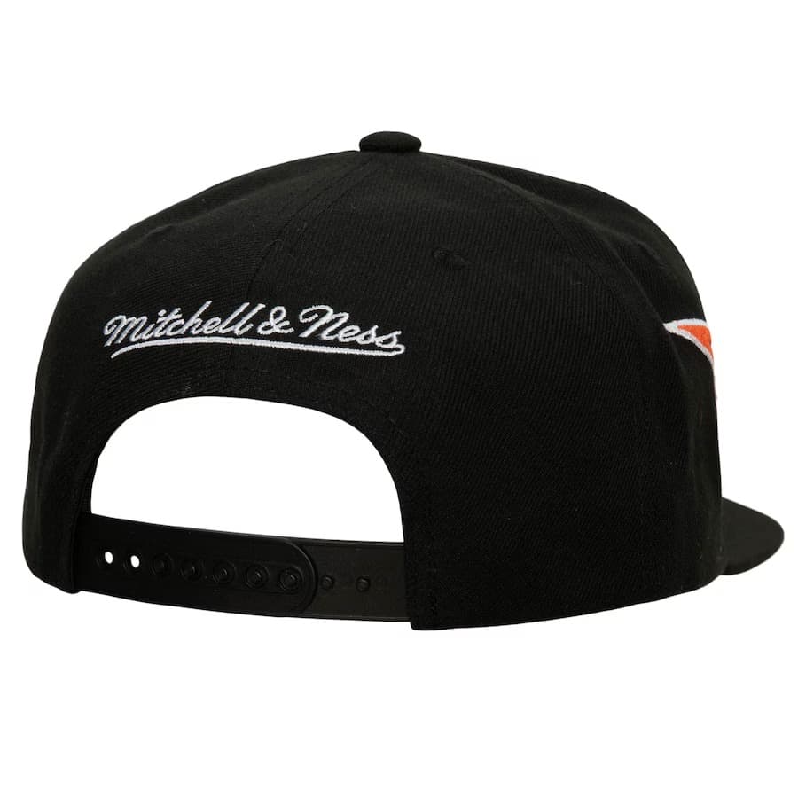 Бейсболка Mitchell & Ness Black New York Islanders Double Trouble Snapback Hat
