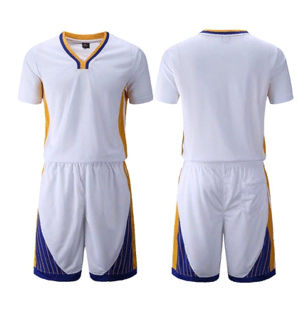 Баскетбольная форма 2020 Warriors White Custom Uniform