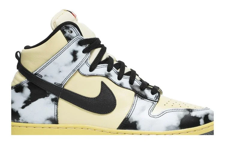 Кроссовки Nike Dunk High 1985 'Black Acid Wash'