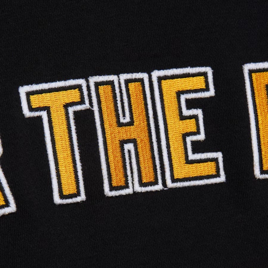 Худи Mitchell & Ness Black Boston Bruins Head Coach Fleece Pullover Hoodie