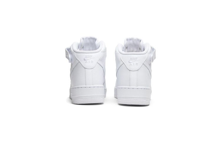 Кроссовки Nike Wmns Air Force 1 Mid 07 Leather 'Triple White'