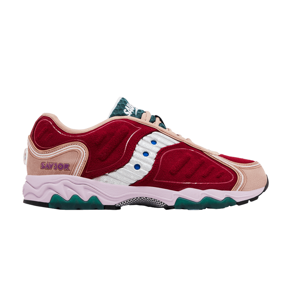 Кроссовки Saucony Jae Tips x Matrix 'No Shoes In The House - Cranberry'