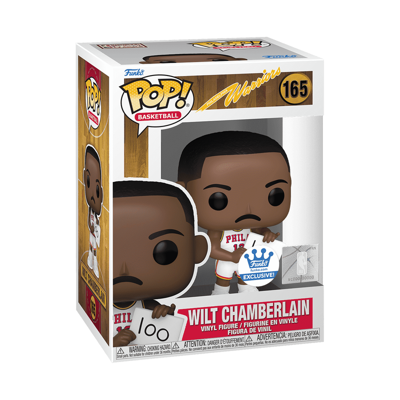 Коллекционная фигурка Funko Wilt Chamberlain 1962 Philadelphia Warriors NBA Pop Vinyl