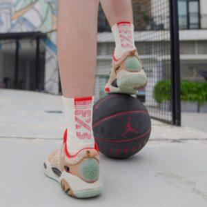 Ehot-3X3-Beige-Red-Quarter-Socks-300x300