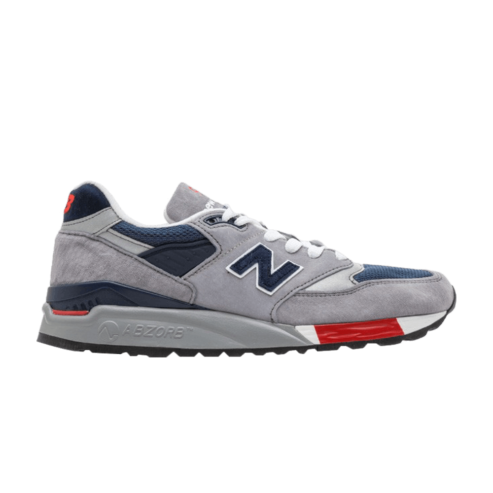 Кроссовки New Balance 998 Made in USA 'Grey Navy Red'