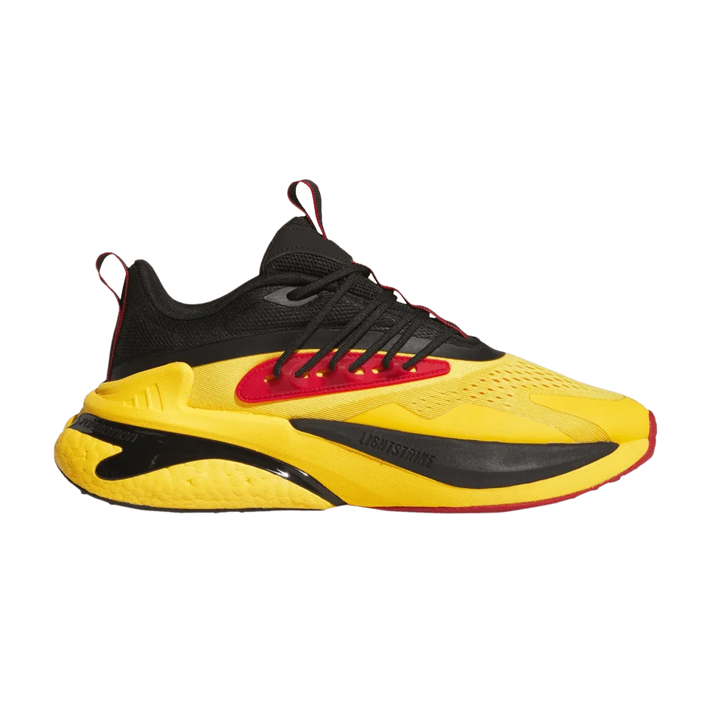 Кроссовки Adidas AlphaBoost V2 'Collegiate Gold Black Power Red'