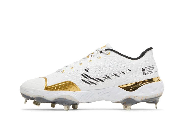 Кроссовки Nike Alpha Huarache Elite 3 Low 'White Metallic Gold'