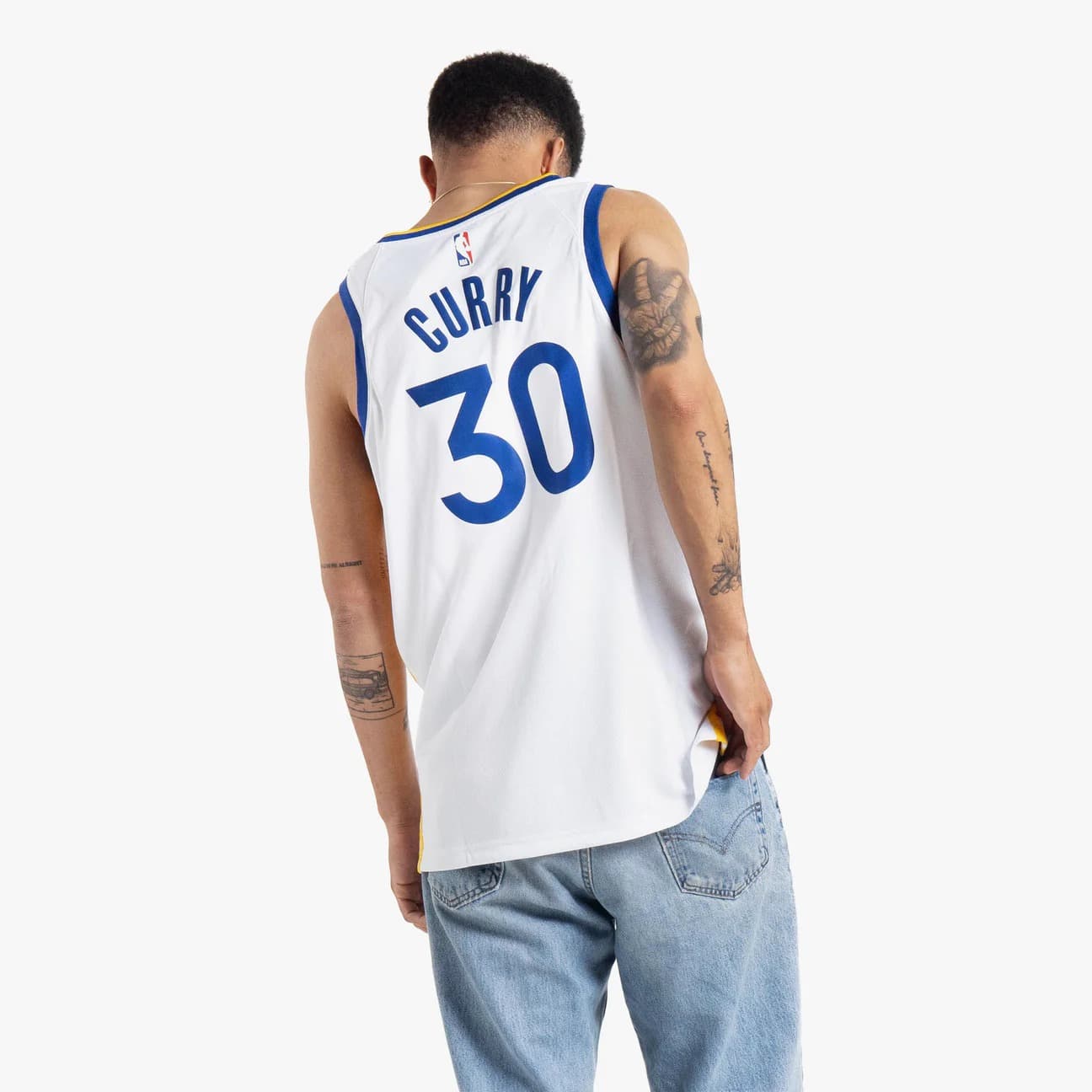 2023-24-Golden-State-Warriors-Stephen-Curry-30-Swingman-Association-Edition-White-Jersey-2