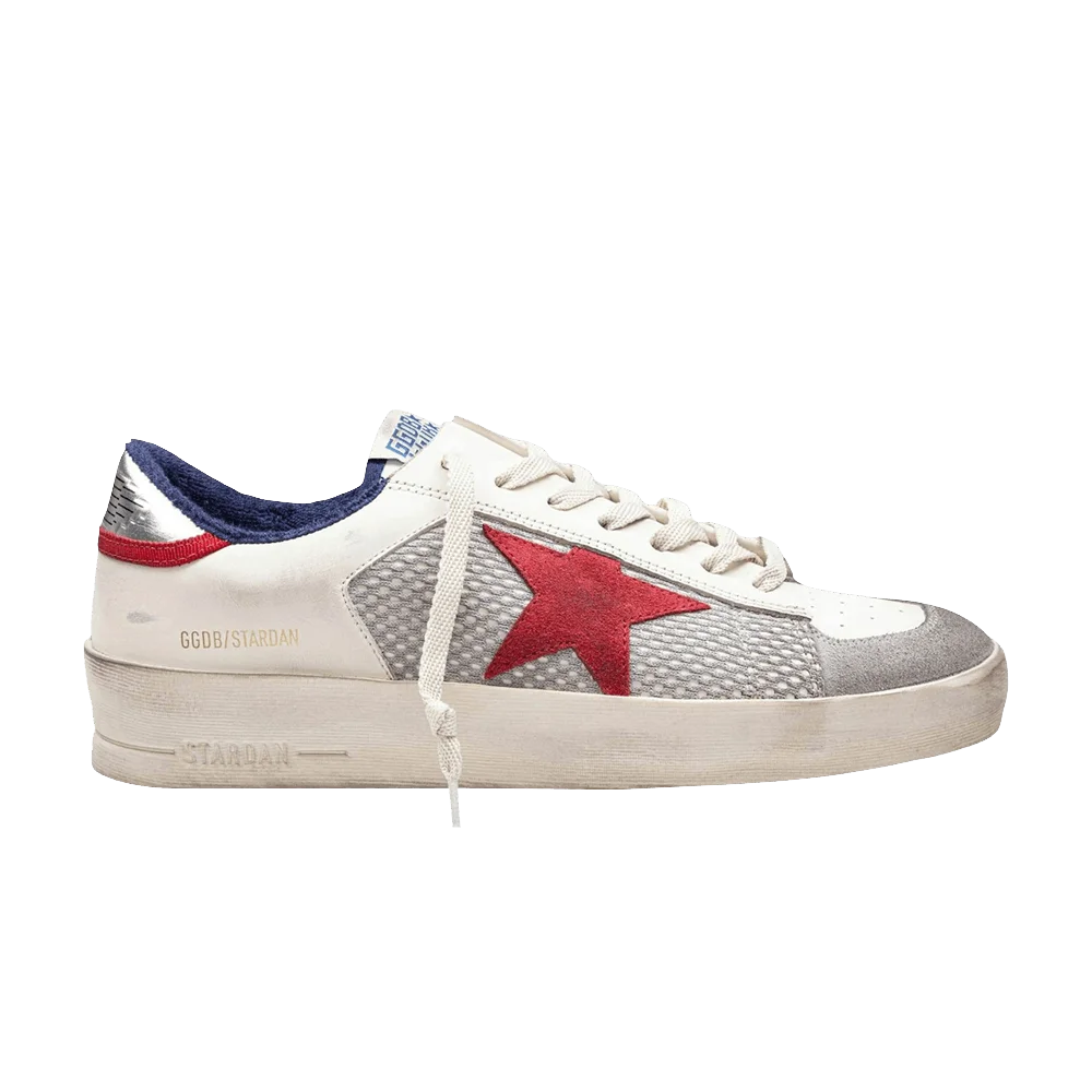 Krossovki-Golden-Goose-Stardan-White-Red