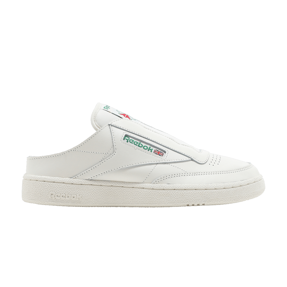 Кроссовки Reebok Club C Laceless Mule 'Chalk Glen Green'