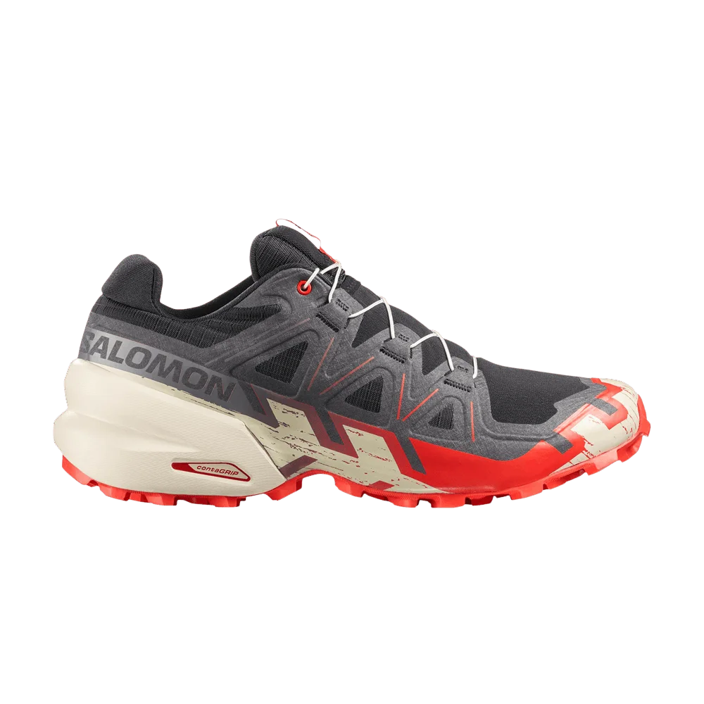 Кроссовки Salomon Speedcross 6 'Black Fiery Red'