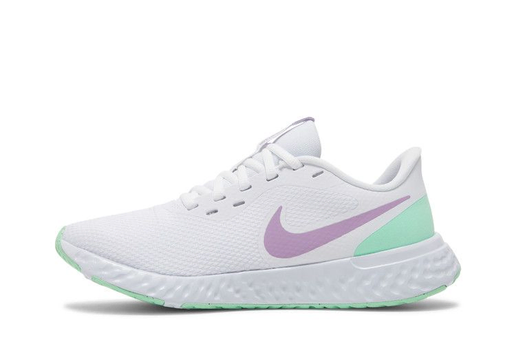 Кроссовки Nike Wmns Revolution 5 'White Green Glow Violet'