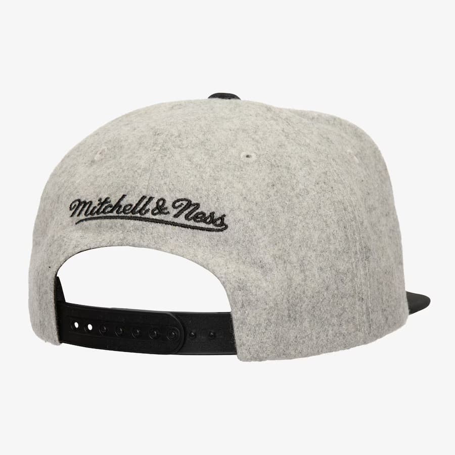 Бейсболка Mitchell & Ness Gray Philadelphia Flyers Tailsweep 2.0 Melton Snapback Hat