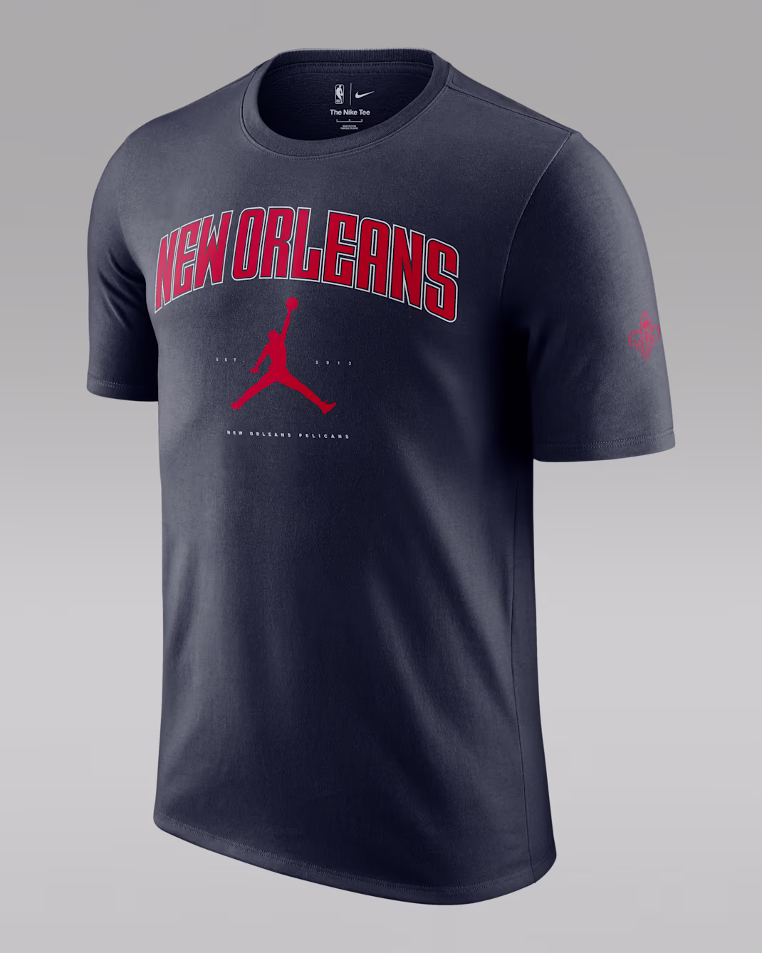 Мужская футболка Jordan NBA New Orleans Pelicans Essential Tee College Navy