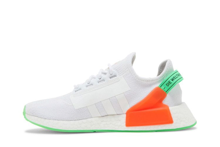 Кроссовки adidas NMD_R1 V2 'Glow In The Dark - White Sonic Ink'