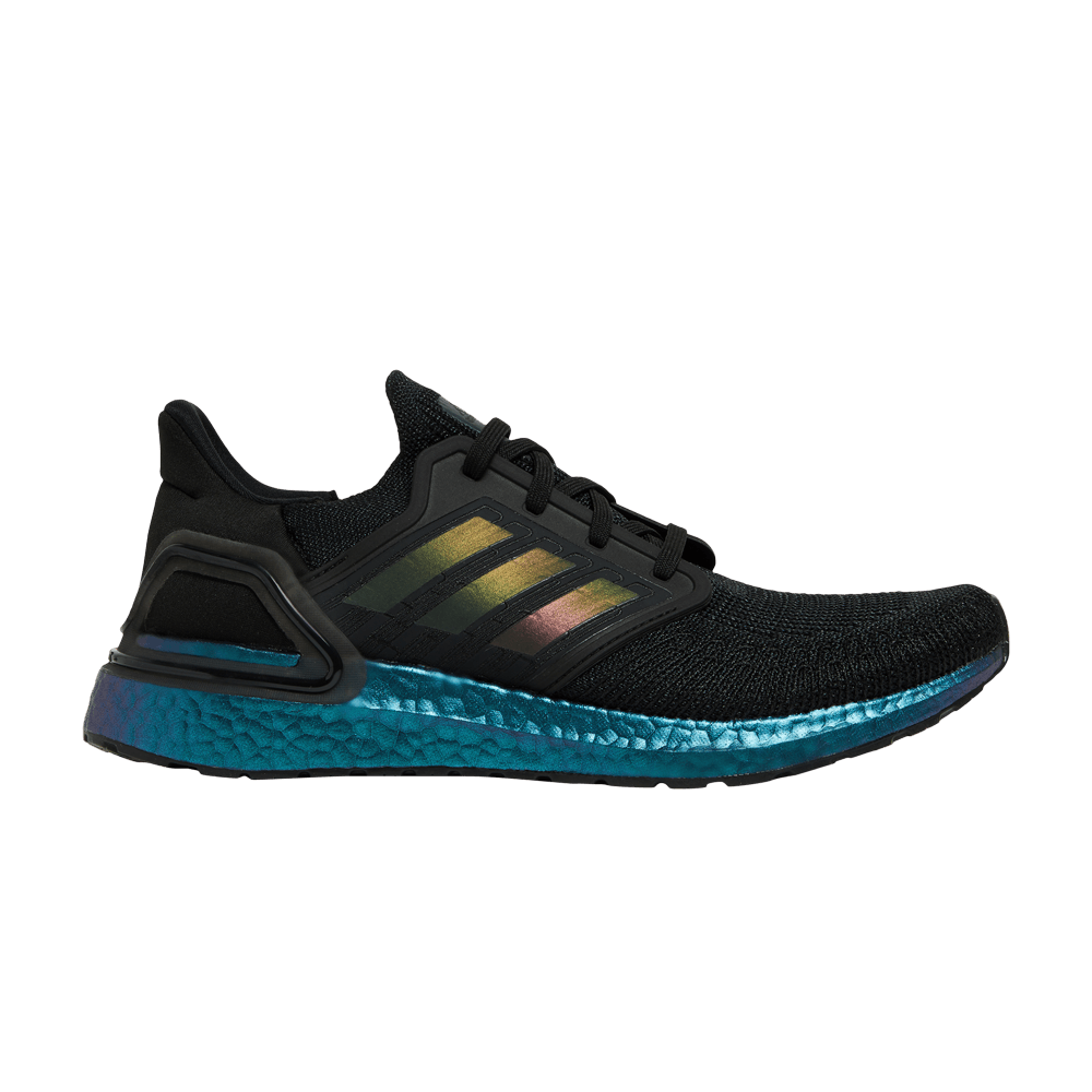 Кроссовки adidas UltraBoost 20 'Black Signal Cyan'