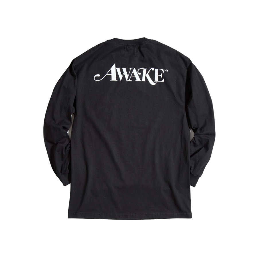 Футболка Awake Classic Logo L/S Tee Black