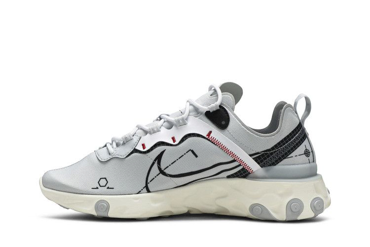 Кроссовки Nike React Element 55 'Platinum Schematic'