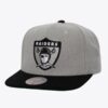 Mitchell-Ness-Gray-Oakland-Raiders-Gridiron-Classics-Melt-Stitch-Snapback-Hat-100x100
