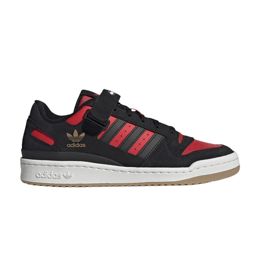 Кроссовки Adidas Forum Low 'Black Vivid Red'