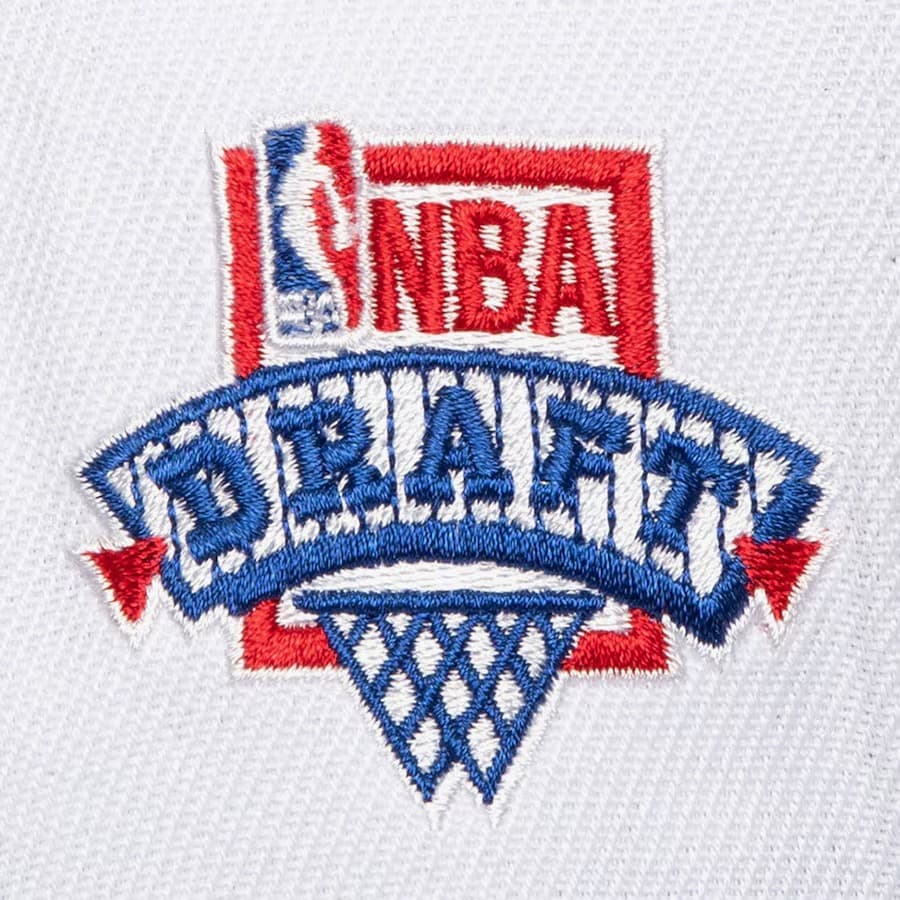 Mitchell-Ness-White-Los-Angeles-Lakers-1996-NBA-Draft-Hardwood-Classics-Snapback-Hat-2