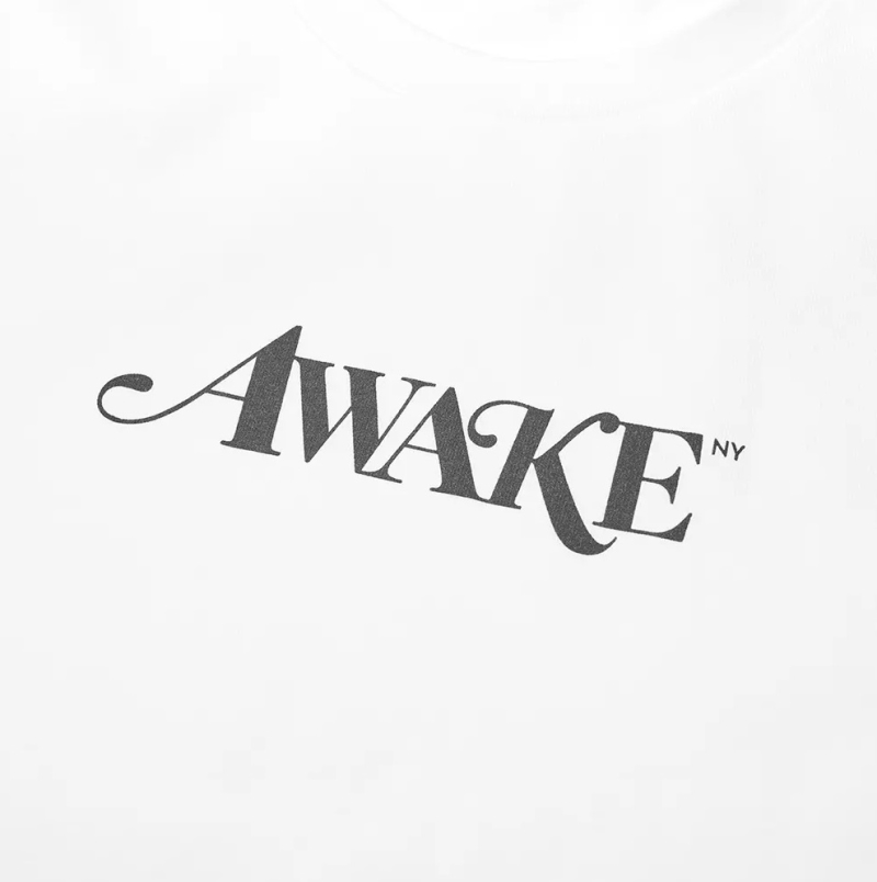Футболка Awake x Moncler Logo Tee White